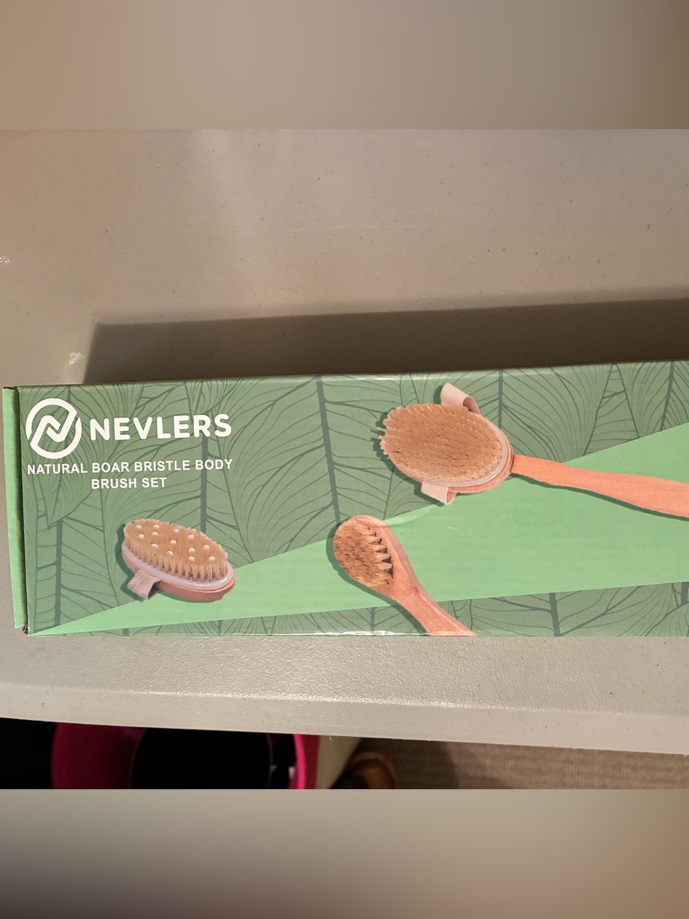 Nevlers Natural Boar Bristle Body Brush Set
